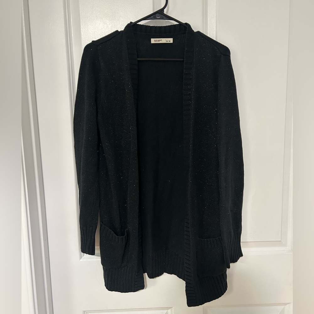 Black Women's Sweater Cardigan